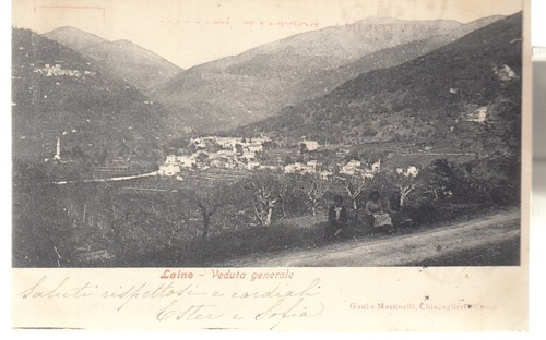 Cartolina laino veduta - cartolina, co