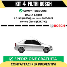 KIT BOSCH 4 Filtri tagliando