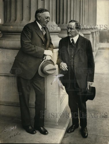 1923 press photo - press, senators