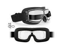 Occhiali Moto Vintage Aviatore per Lenti da Vista 188 SOS Bertoni Italy