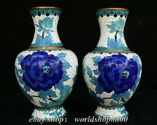 Coppia di vasi per bottiglie