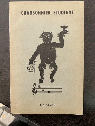 Chansonnier étudiant 1961 - chansonnier, Étudiant.1961