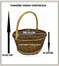 Paniere vimini lux - dm.34,
