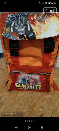 Zaino scuola gormiti - zaino,
