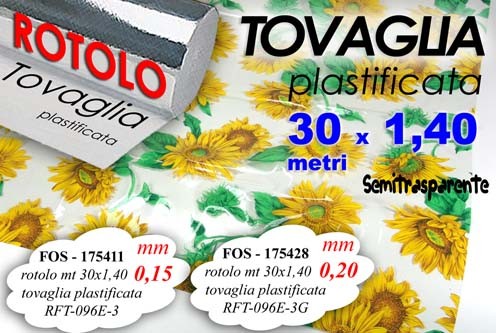 Tovaglia rotolo girasoli