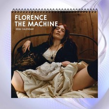 Firenze + La Macchina 2026 Calendario da Parete, Regalo Arte Musica Indie Boema