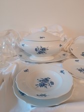 Servizio Completo Richard Ginori Museo Fiori Blu X12 Persone - 51pz