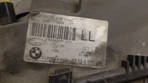 63126906493 faro izquierdo - , bmw