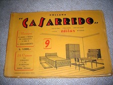 CASARREDO GALIMBERTI RASSEGNA PROGETTI E DISEGNI L'ARREDAMENTO CATALOGO EDITAR