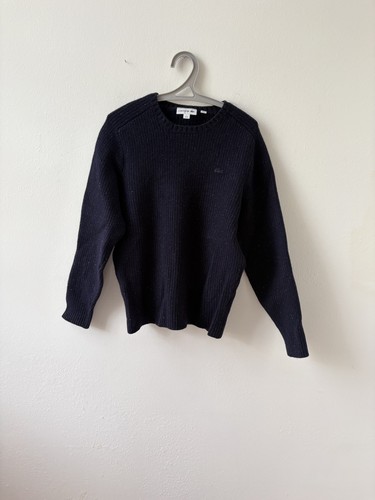 Maglione lacoste lana blu - maglione,