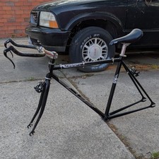 Set Manubrio Forcella Telaio Bici Acciaio Monovelocità 21" SE Draft 700C Fixie