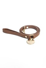 Guinzaglio In Pelle Marrone