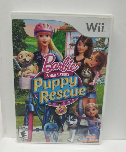 Barbie her sisters puppy - &,