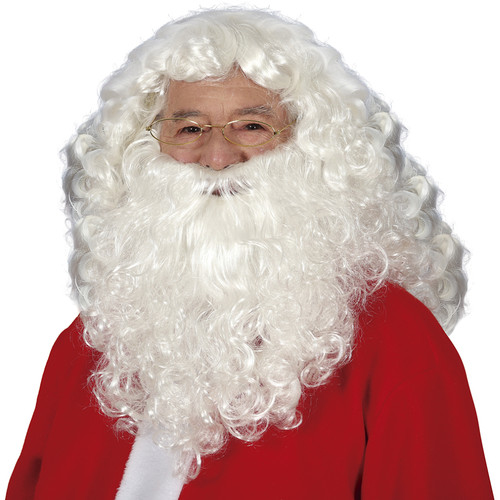 Parrucca barba babbo natale - parrucca,