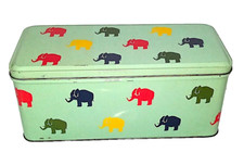 Elah caramelle 50s Pegli Italy scatola latta serigrafata maxi elefanti futurismo