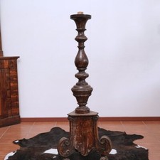 COLONNA IN LEGNO, PORTACERO