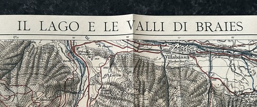 Braies bolzano mappa a - mappa,