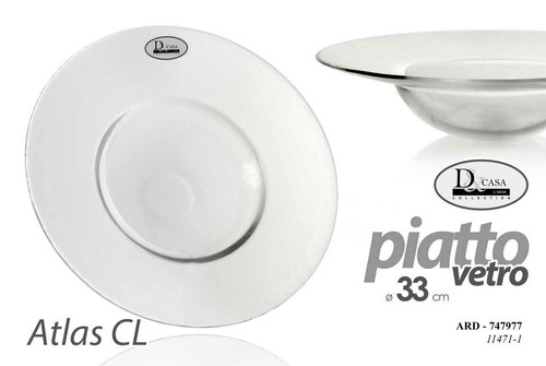Piatto piatti 36cm - piatti, vetro
