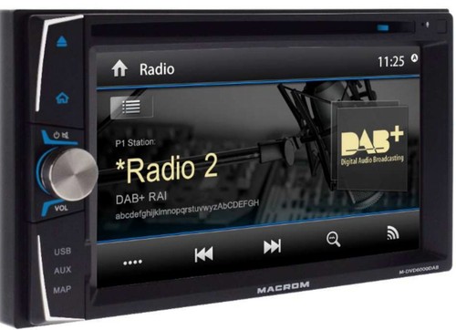 Macrom sorgente 2din dvd - 2din, con