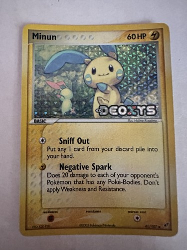 Minun 107 deoxys set - minun, 41/107