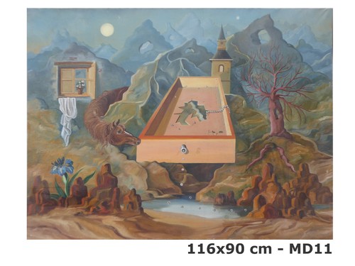 Grande quadro metafisico - quadro,