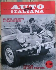 AUTO ITALIANA SPORT N°19 1 OTTOBRE 1959 LE AUTO SPORTIVE A FRANCOFORTE