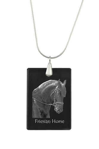Cavallo frisone collana - cavallo,