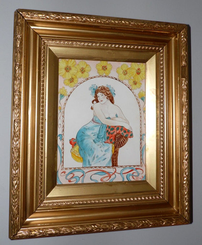 Ritratto donna dea dipinto - di,