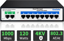 Switch PoE+ Gigabit 8 Porte