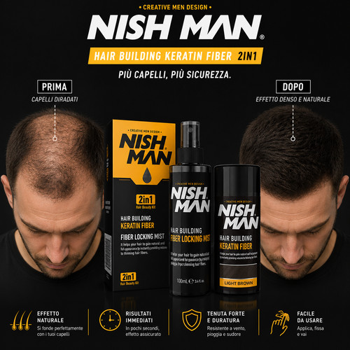 Nish man fibre capelli - nish,