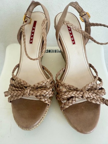 Sandali con zeppa prada - con,