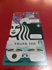Starbucks  3 carte fedeltà  (no phone!)