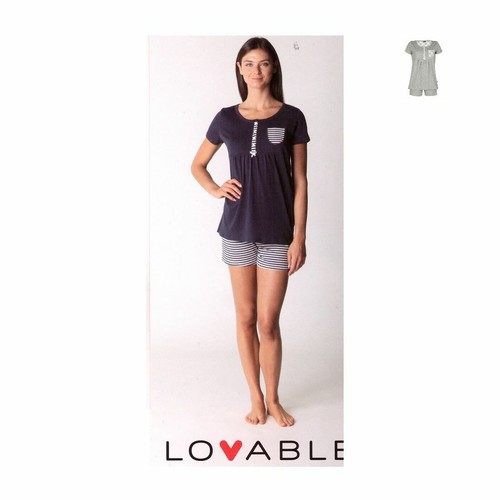 Pigiama donna lovable corto - pigiama,