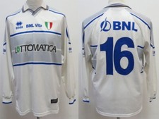 MAGLIA JERSEY SHIRT MAILLOT CALCIO C5 FOOTBALL FUTSAL BNL ROMA ITALIA WORN RARE