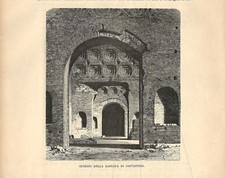 Stampa antica ROMA Basilica di