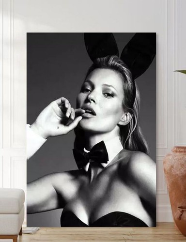 Quadro tela kate moss - quadro, su