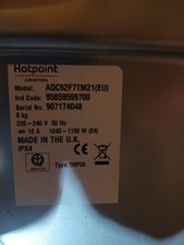 ASCIUGATRICE HOTPOINT ARISTON (AQC92F7TM21) ricambi