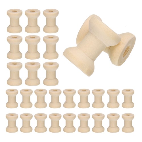 100pcs bobine legno naturali - 100pcs,