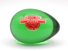 Fermacarte vintage verde