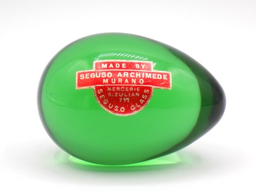 Fermacarte vintage verde