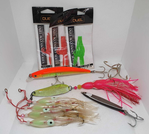 Lotto stock materiale pesca - lotto,