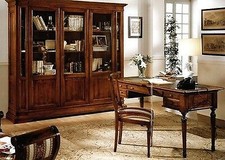 VETRINA LIBRERIA STILE BASSANO LEGNO MASSELLO