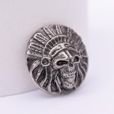 1-1/8" 10 pezzi argento antico