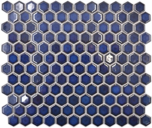 Mosaico ceramica hexagon - in,
