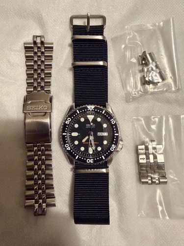 Seiko skx007 7s26 0020 - 7s26-0020, black