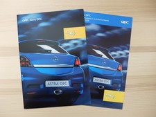 Brochure OPEL ASTRA H OPC del 2005 con listino prezzi dati brochure prospetto