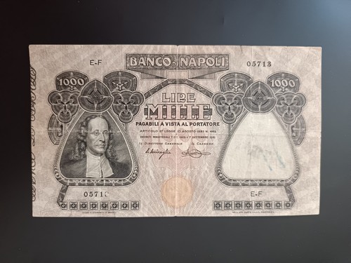 Banconota mille lire banco - mille,