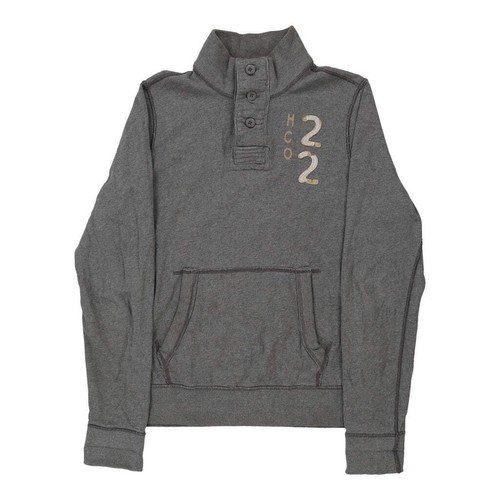 Felpa con colletto hollister - con,
