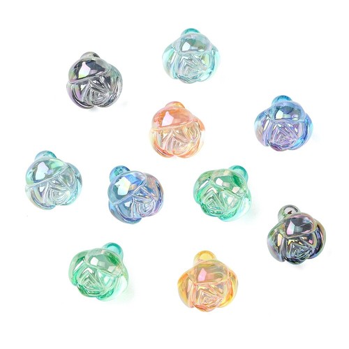 30pz perline acriliche fiore - 30pz,