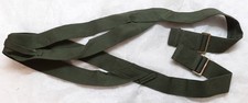Genuine Vintage British Military OD Green Canvas Transport Sling Aux Strap